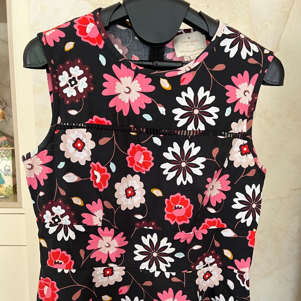 Kate Spade Casa Flora Poplin Fit and Flare - 6 - Picture 5 of 13